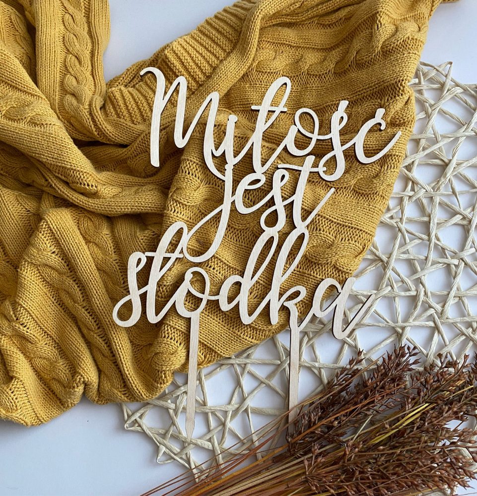 Topper Miłość Jest Słodka