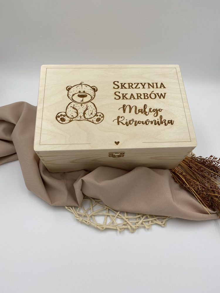 Pudełeczko na skarby dla dziecka Misiek - obrazek 2