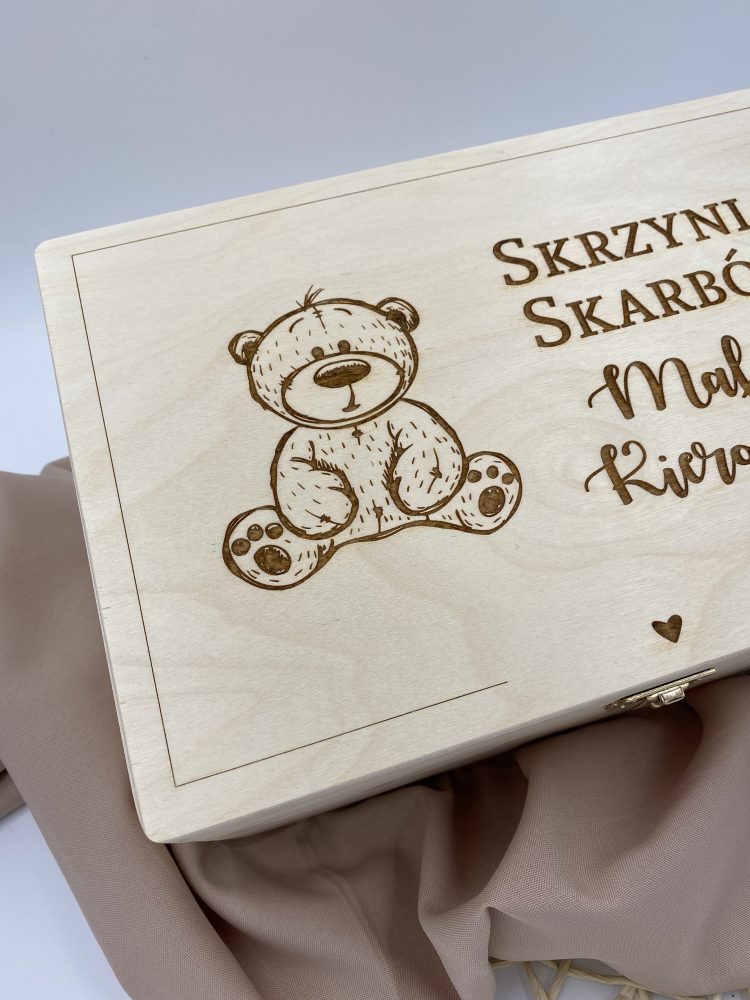 Pudełeczko na skarby dla dziecka Misiek - obrazek 3