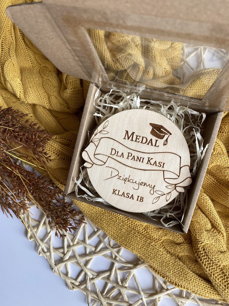 Medal w postaci magnesu dla nauczyciela