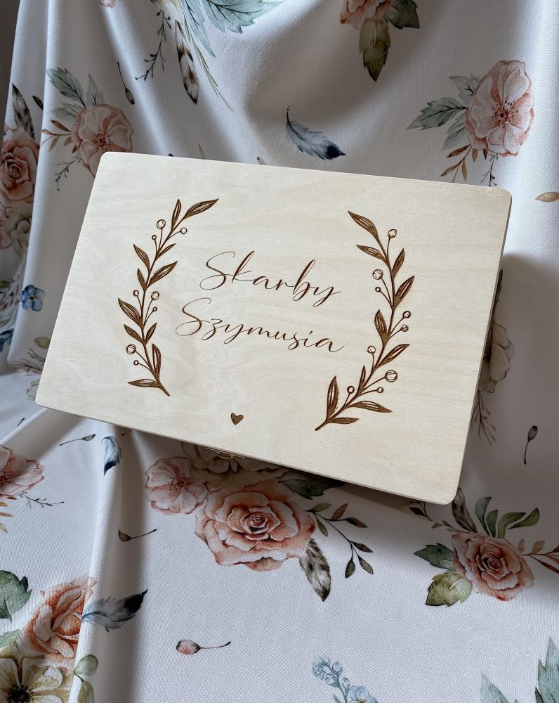 Pudełeczko na skarby dla dziecka Gałązki