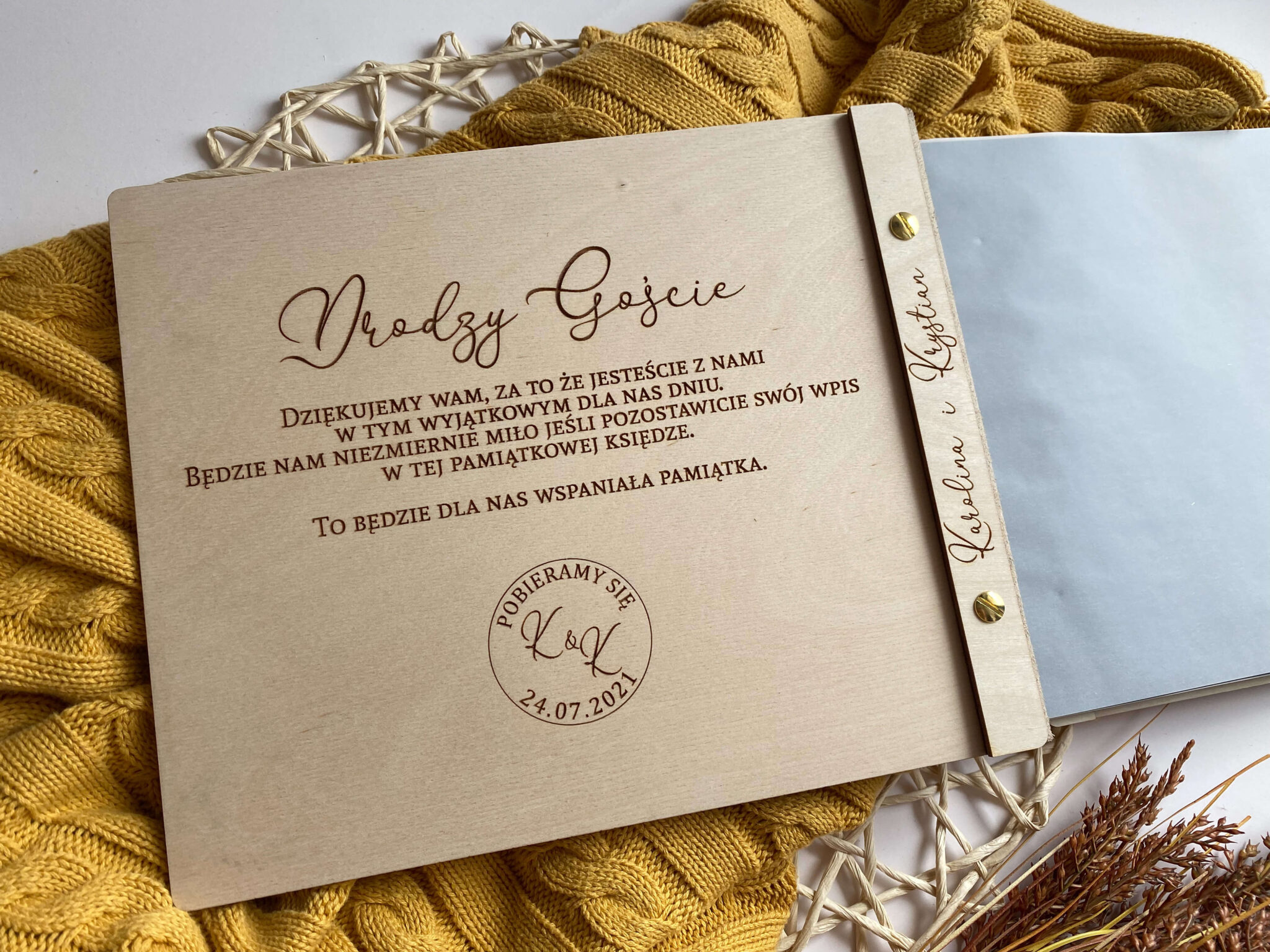 Księga gości Album na zdjęcia Wianek - obrazek 2