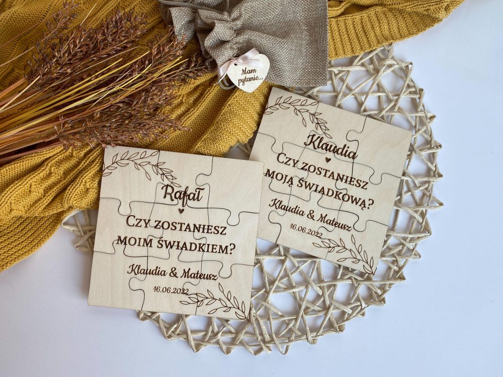 Prośby o świadkowanie PUZZLE Ślub i Wesele - obrazek 2