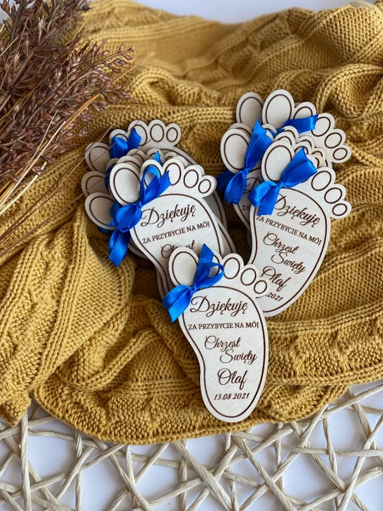 Magnes Stópka z podziękowaniem na Chrzest Święty