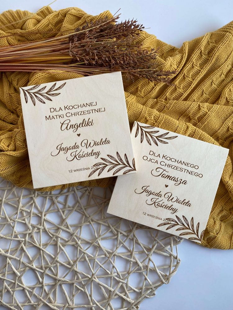 Podziękowanie dla chrzestnych ze zdjęciem - obrazek 2
