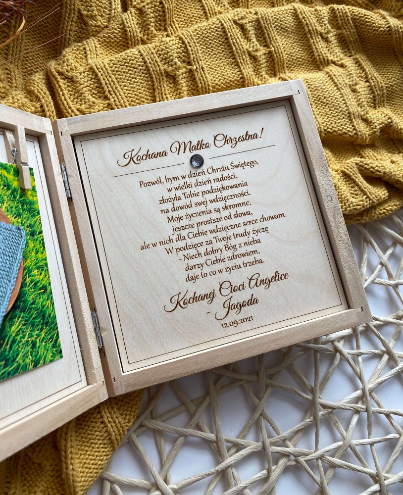 Podziękowanie dla chrzestnych ze zdjęciem - obrazek 4