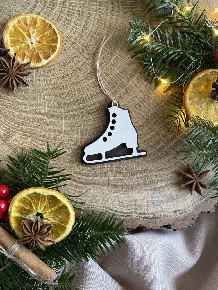 Drewniane zawieszki Świąteczne na choinkę 3D - obrazek 7