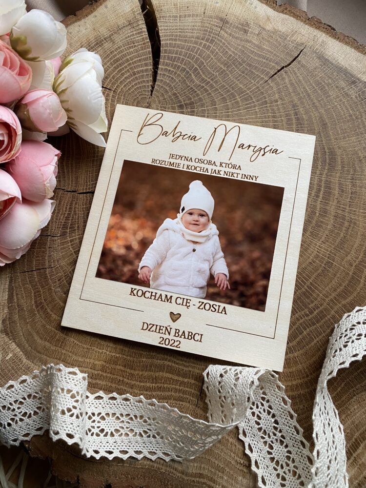 Mini ramka ze zdjęciem na dzień dziadków - obrazek 3