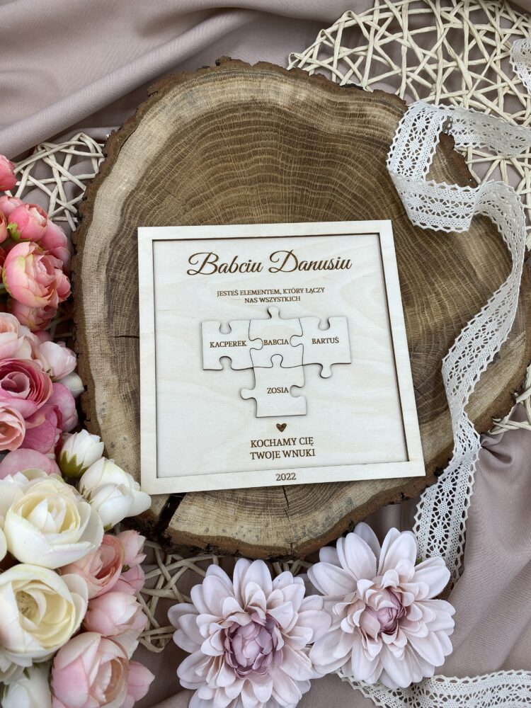 Ramka dla dziadków puzzle - obrazek 2