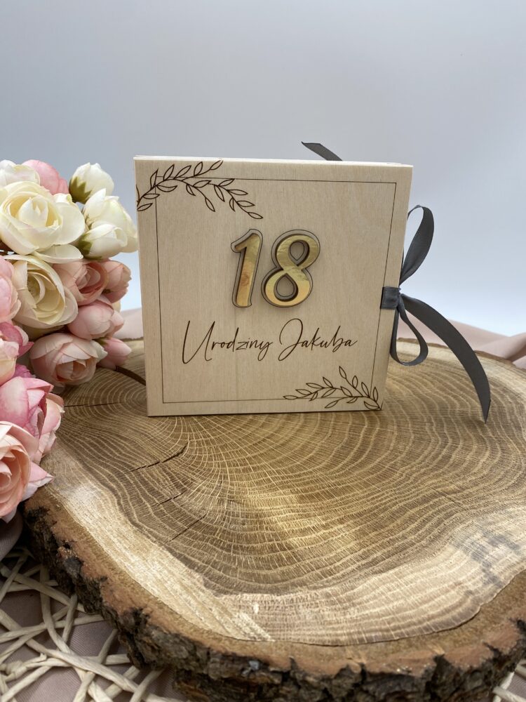 Pudełko z życzeniami urodzinowymi ze zdjęciem - obrazek 4