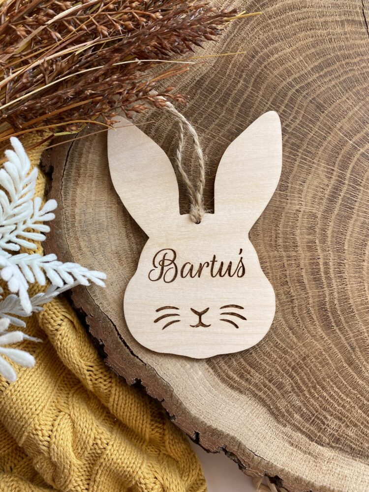 Dekoracja wielkanocna zajączek z imieniem - obrazek 3