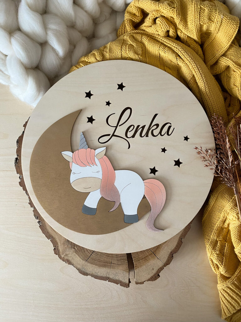 Lampka nocna dla dziecka Jednorożec