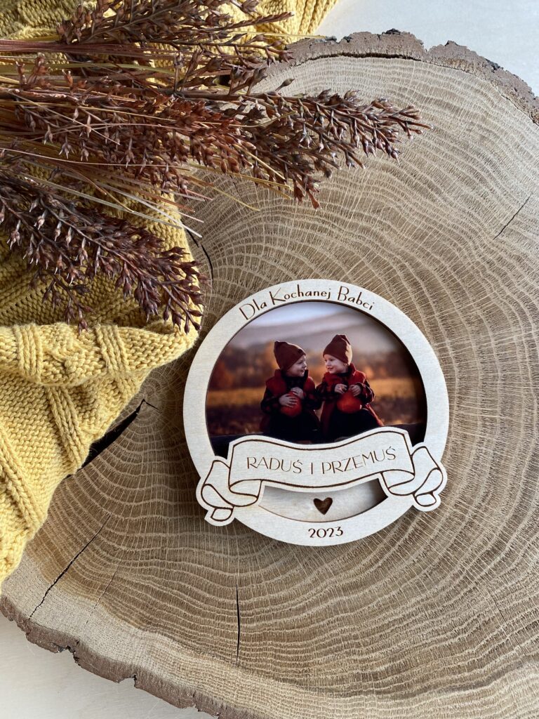 Magnes na dzień dziadków ze zdjęciem - obrazek 2