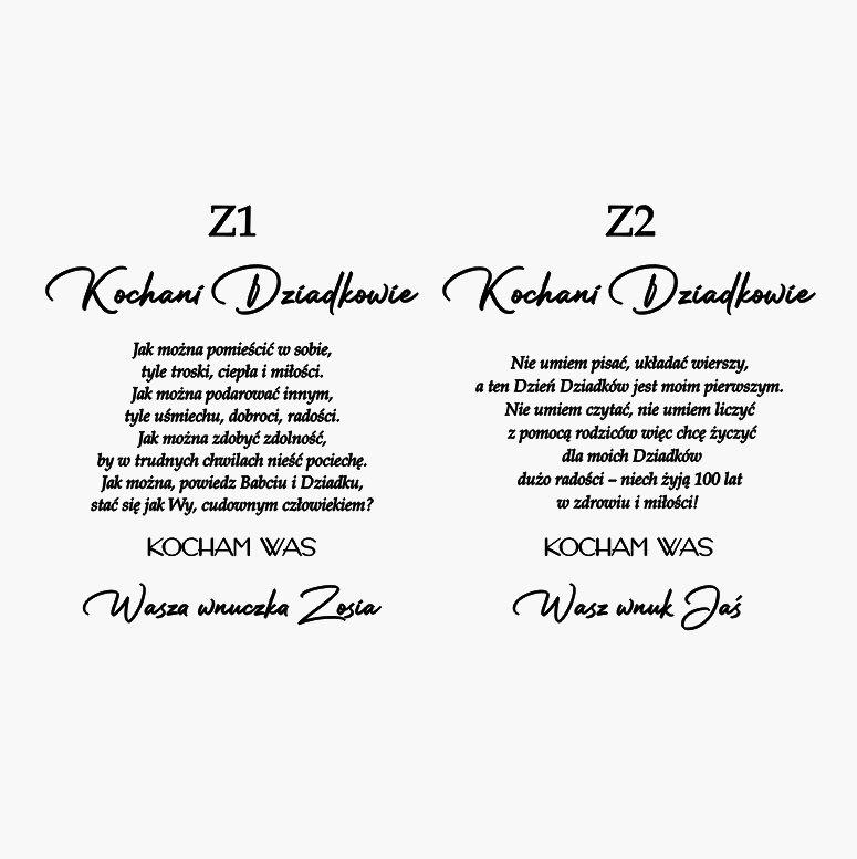 Kalendarz 2026 ze zdjęciem na Dzień Babci i Dziadka - obrazek 5