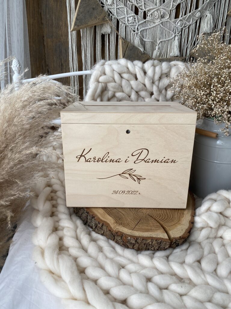 Skrzynia na koperty - Listki