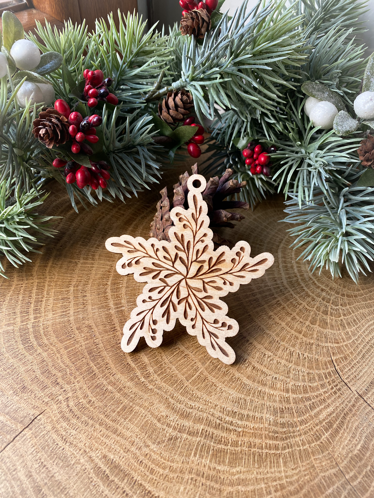 Zestaw śnieżynek Bożonarodzeniowych