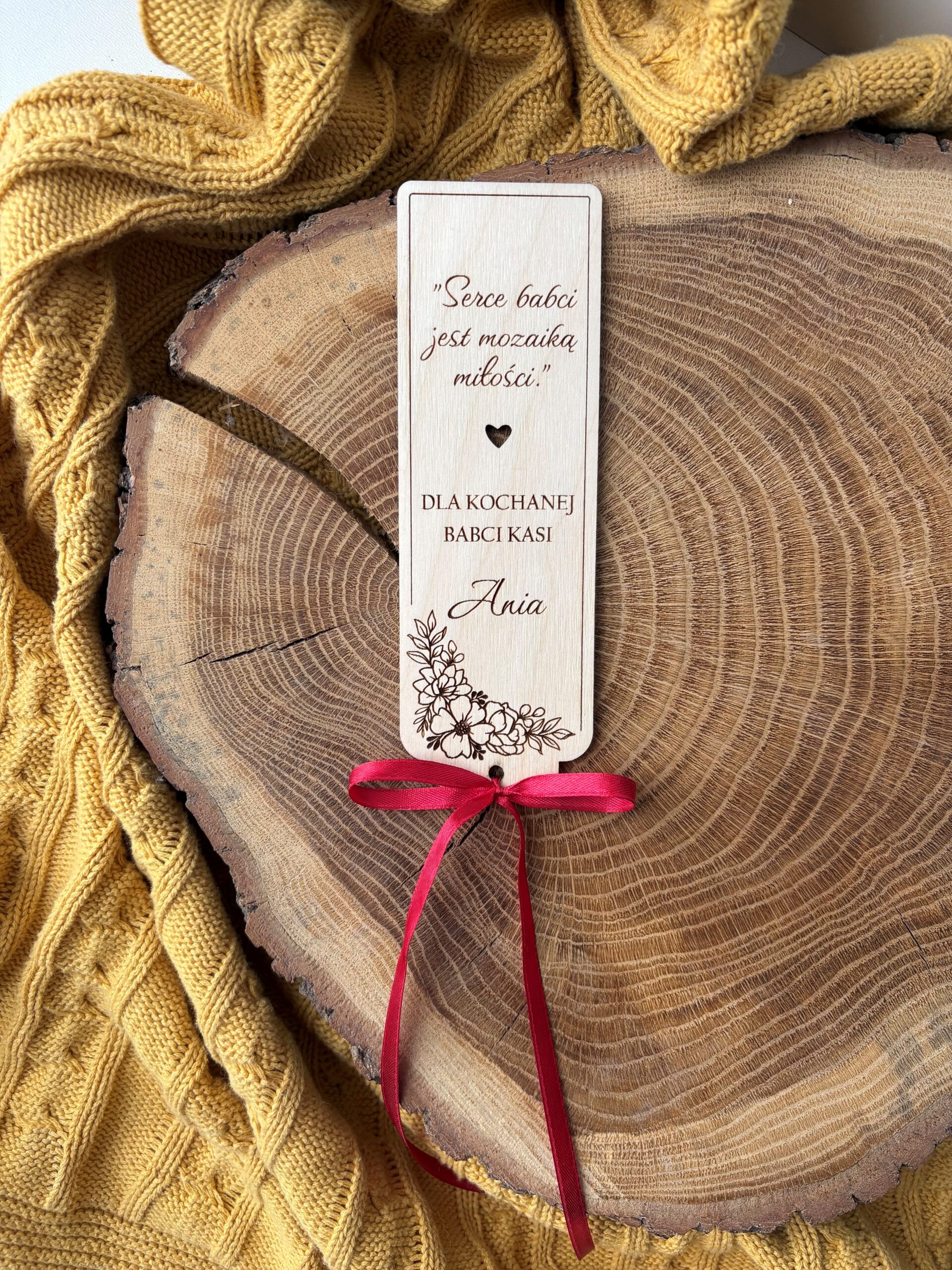 Zakładka do książki prezent dzień babci dzień dziadka